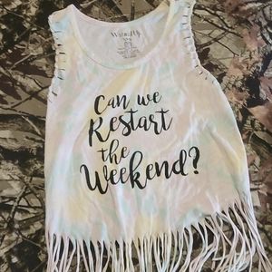 Multi-colored fashion tank top